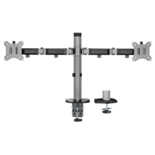ACT CONNECTIVITY AC8336 Dual Monitor Arm Office 17-32" ezüst tv állvány és fali konzol