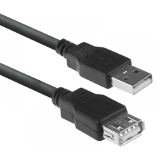 ACT CONNECTIVITY USB Hosszabbító Fekete 1.8m AC3040 kábel és adapter