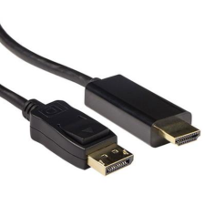 Act DisplayPort 1.2 - HDMI Kábel 5m - Fekete kábel és adapter