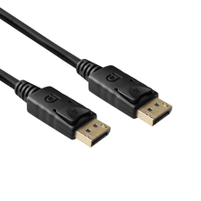 Act Displayport 1.4, 8K összekötő kábel 2m fekete (AC3910) (AC3910) kábel és adapter