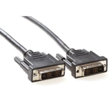 Act DVI-D Single Link cable male to male 0,5m Black AK3819 kábel és adapter