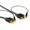 Act High Performance VGA + Audio connection cable male-male 3m Black AK4991