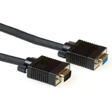 Act High Performance VGA extension cable male-female 3m Black AK4223 kábel és adapter