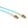 Act Multimode 50/125 OM3 duplex armored fiber patch cable with LC connectors 40m Black RL3440
