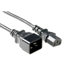Act Powercord C13 - C20 1m Black AK5440 kábel és adapter