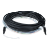 Act Singlemode 9/125 OS2 indoor/outdoor cable 8 fibers with LC connectors 50m Black RL4105