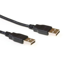 Act USB 2.0 A male to USB A male 3m Black SB2530 kábel és adapter