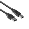 Act USB 2.0 A male to USB B male 1,8m Black SB2402
