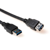 Act USB 3.0 A male to USB A female 1,5m Black SB3042