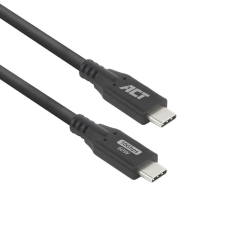 Act USB-C to USB-C cable 2m Black AC7442 kábel és adapter