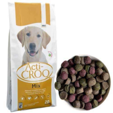  ACTI-CROQ MIX 24/11  20kg teljesértékű színes kutyatáp felnőtt kutyák számára kutyaeledel