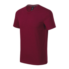  Action V-neck póló férfi garnet L férfi póló