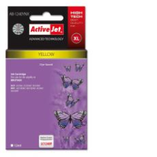 ActiveJet AB-1240YNX Toner Sárga 12 ml Brother LC1220Y LC1240Y (EXPACJABR0032) nyomtatópatron & toner