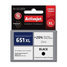 ActiveJet AH-651BRX tintapatron 1 dB Kompatibilis Standard teljesítmény Fekete nyomtatópatron & toner