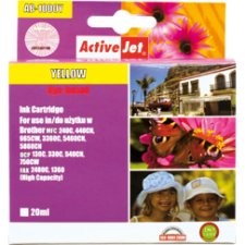 ActiveJet (Brother LC1000Y,LC970Y) Tintapatron Sárga (EXPACJABR0008) nyomtatópatron & toner
