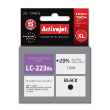 ActiveJet Brother LC223Bk 16 ml fekete utángyártott tintapatron nyomtatópatron & toner