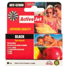 ActiveJet (Canon CLI-526BK) Chipes Tintapatron Fekete (EXPACJACA0105) nyomtatópatron & toner