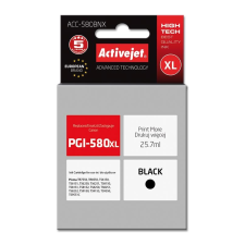 ActiveJet Canon PGI-580Bk XL 25,7 ml fekete utángyártott tintapatron nyomtatópatron & toner