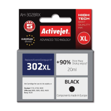 ActiveJet (HP 302XL F6U68AE) Tintapatron Fekete (AH-302BRX) nyomtatópatron & toner