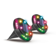 ActiveJet Set of 2 RGB LED solar lamps Activejet LARIX kültéri világítás