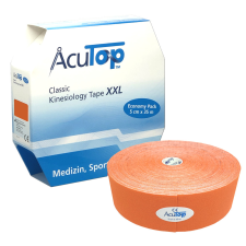 ACUTOP Classic XXL Kineziológiai Tapasz 5 cm x 35 m Narancssárga gyógyászati segédeszköz