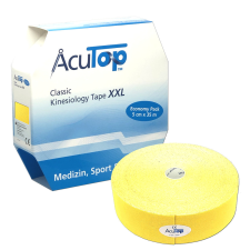 ACUTOP Classic XXL Kineziológiai Tapasz 5 cm x 35 m Sárga gyógyászati segédeszköz