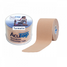 ACUTOP Premium Turmalinos Kineziológiai Tapasz 5 cm x 5 m Bézs gyógyászati segédeszköz