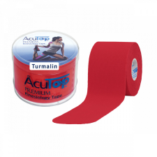 ACUTOP Premium Turmalinos Kineziológiai Tapasz 5 cm x 5 m Piros gyógyászati segédeszköz