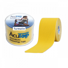 ACUTOP Premium Turmalinos Kineziológiai Tapasz 5 cm x 5 m Sárga gyógyászati segédeszköz