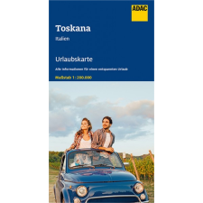 ADAC Toszkána térkép ADAC 1:200e Toszkána autós és szabadidőtérkép térkép