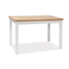  Adam Lancelot Tölgy Étkezőasztal Laminált Fehér-Tölgy 120cm