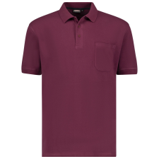 Adamo férfi póló póló 139311 oversize, 3XL Bordeaux férfi póló