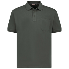 Adamo férfi póló póló 139311 oversize, 6XL Sötétzöld