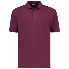 Adamo férfi póló póló KENO oversize, 6XL Bordeaux