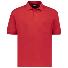 Adamo férfi póló póló KENO oversize, Piros 4XL