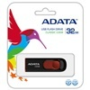 ADATA 32 GB Pendrive USB 2.0 C008 Capless Sliding (fekete-piros)