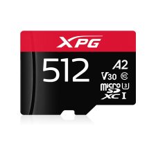 ADATA 512GB microSDXC ADATA XPG UHS-I CL10 U3 A2 (AUSDX256GUI3XPGA2-R) memóriakártya