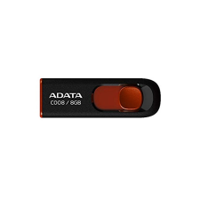 ADATA C008 8GB USB 2.0 pendrive, fekete-piros (AC008-8G-RKD) pendrive