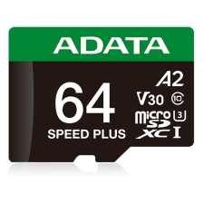 ADATA Speed Plus 64 GB MicroSDXC Class 10 (UD64GUI3V30A2SP-RA1) memóriakártya