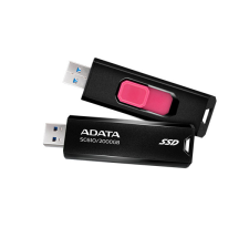 ADATA SSD Külső USB 3.2 2TB SC610, Fekete/Piros (SC610-2000G-CBK/RD) merevlemez