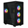 ADATA XPG Ház E-ATX Battlecruiser II, 4x120mm RGB ventilátor, Tápegység nélkül, üvegfalú, fekete (BATTLECRUISERIIPST-BKCWW )