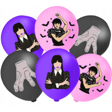  ADDAMS szerdai születésnapi party dekorációs gömbök készlet party kellék