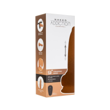 Addiction Naked Addiction Thrusting 9 - rádiós, lökő vibrátor - sötét (23cm) vibrátorok