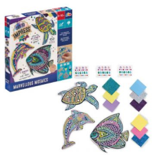 Addo Tengeri állatok mozaikkészítő készlet - 3 db-os kreatív és készségfejlesztő