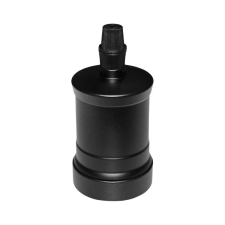 Adeleq E27 foglalat fekete, rejtett búratartó gyűrűvel villanyszerelés