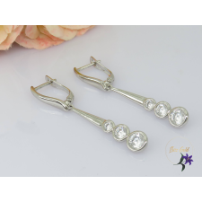  Adeliz antiallergén csüngős fülbevaló -rodium fülbevaló