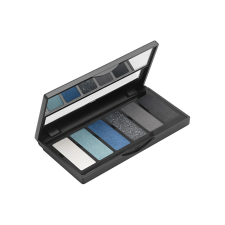 ADEN Cosmetics ADEN Szemhéjpúder paletta 6 színű 01 Black/Blue 5gr szemhéjpúder
