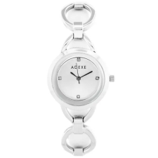 Adexe női karóra, ezüst, 30 mm, fém szíj, kvarc, WR30 karóra