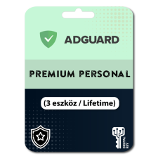 AdGuard Premium Personal (3 eszköz / Lifetime) (Elektronikus licenc) karbantartó program