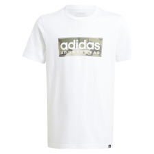 Adidas B Camo Lin T IW1372 Kids fehér 128-as póló gyerek póló
